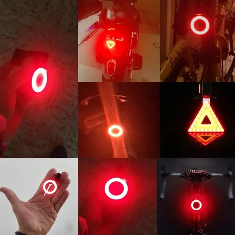 New Multi Lighting Modes Bicycle Taillight USB Rechargeable Led Bike Light Flash Tail Rear Lights for Mtb Bike Seatpost