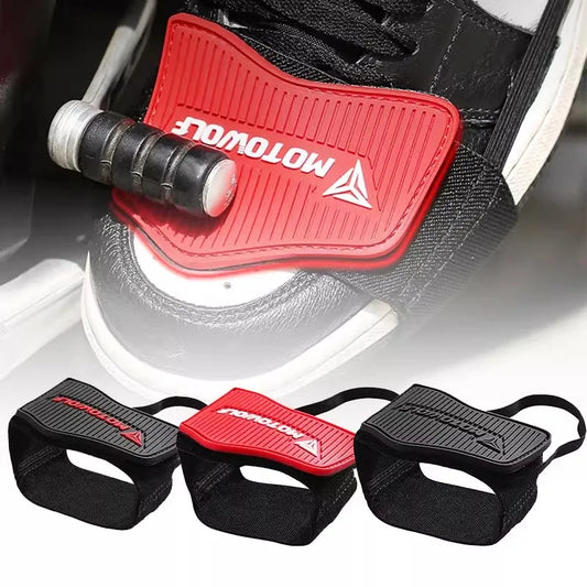 MOTOWOLF Motorcycle Shifter Protector Pad - Durable Anti-Slip Boot Cover, Universal Gear Shift Guard with Reinforced Toe Protect