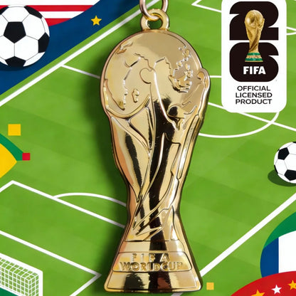 2026 FIFA World Cup Enamel Metal Keychain, UV Printed Soccer Key Ring, Football Fan Souvenir, Car Bag Pendant, Sports Gift