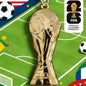 2026 FIFA World Cup Enamel Metal Keychain, UV Printed Soccer Key Ring, Football Fan Souvenir, Car Bag Pendant, Sports Gift