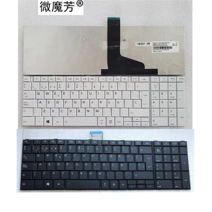 NEW Spanish SP Keyboard For TOSHIBA C850 C855D C850D C855 C870 C870D C875 L850 P850 L855 L875 L875D L950 L950D L955 L955D SP