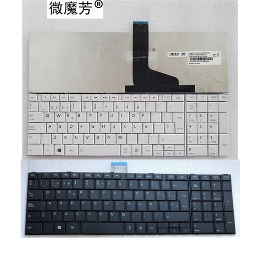 NEW Spanish SP Keyboard For TOSHIBA C850 C855D C850D C855 C870 C870D C875 L850 P850 L855 L875 L875D L950 L950D L955 L955D SP