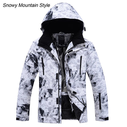 Winter -30 Degree Ski Suit For Men Windproof Waterproof Thick Warm Skiing Jacket Snow Pants Outdoor Male Snowboarding Clothing