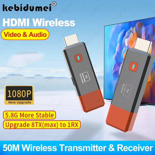 Wireless HDMI Video Transmitter and Receiver Extender
