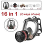 Full Face Gas Masks Survival Chemical Respirator with 40mm Filter, Full Face Respirator Gas Mask with 40mm Activated Carbon Filt