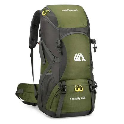 50L Travel Backpack Camping Bag For Men Large Hiking Bag Tourist Rucksack Waterproof Outdoor Sports Climbing Mountaineering Bag