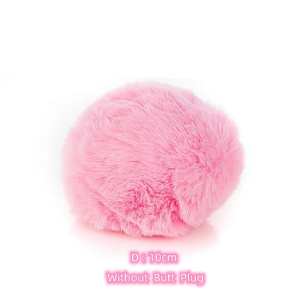 Exotic Anue Plug Toys with Separable Fox Tail Metal Butt Plug for Couple Women Anal Games Rabbit Cosplay Special Accessories