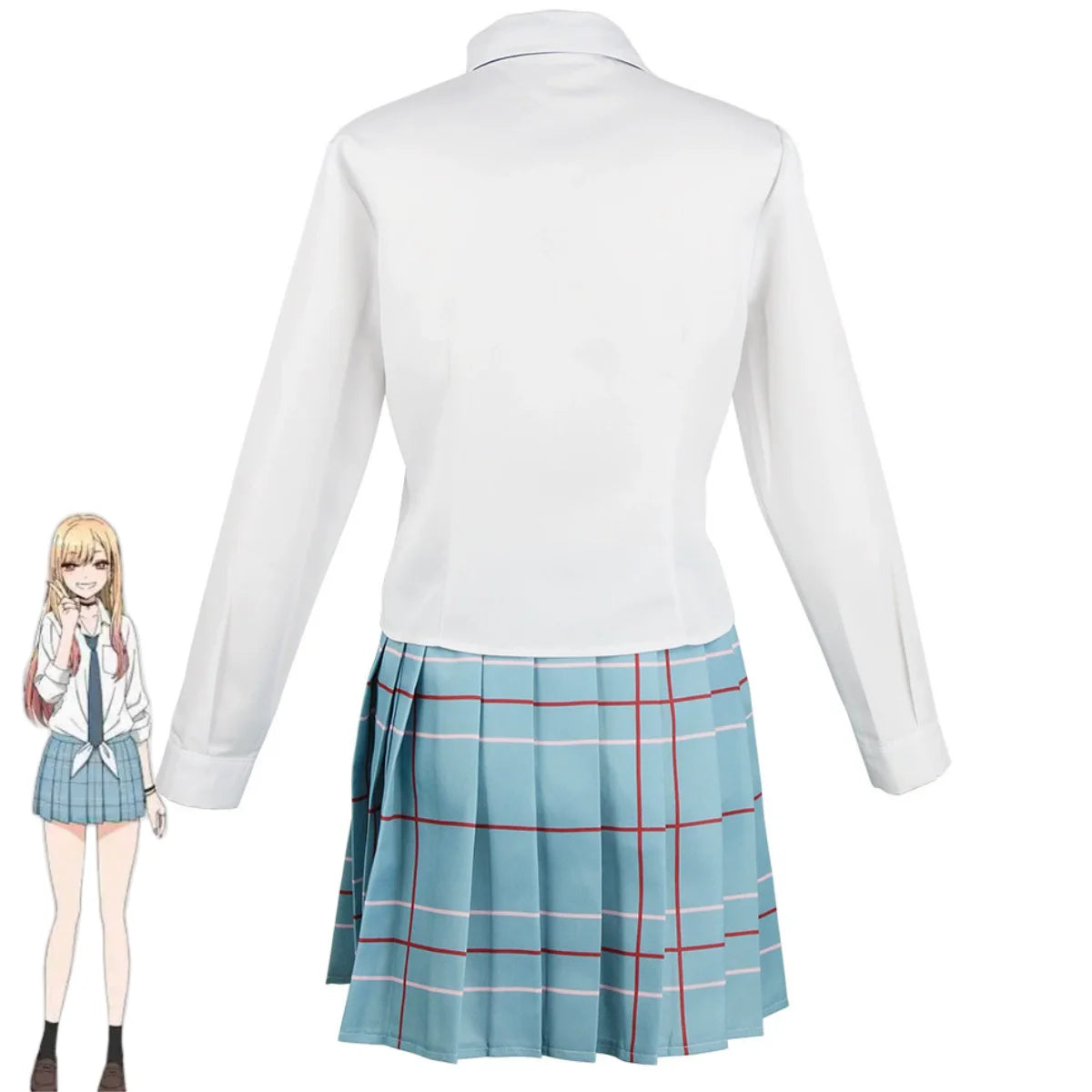 Anime My Dress-Up Darling Kitagawa Marin Inui Sajuna Gojo Wakana Cosplay Costume School Uniform Dress Wig Man Woman Sexy Suit