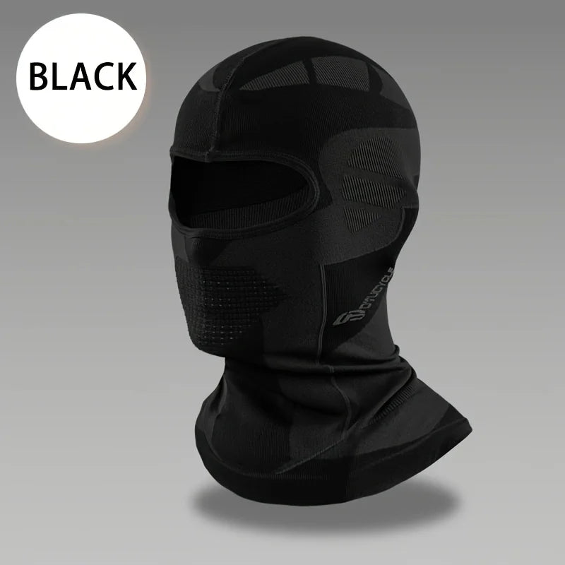 1pc Thickened Winter Sports Cap Ski Head Cover & Motorcycle Face Mask Adjustable Fit Windproof & Cold-Resistant