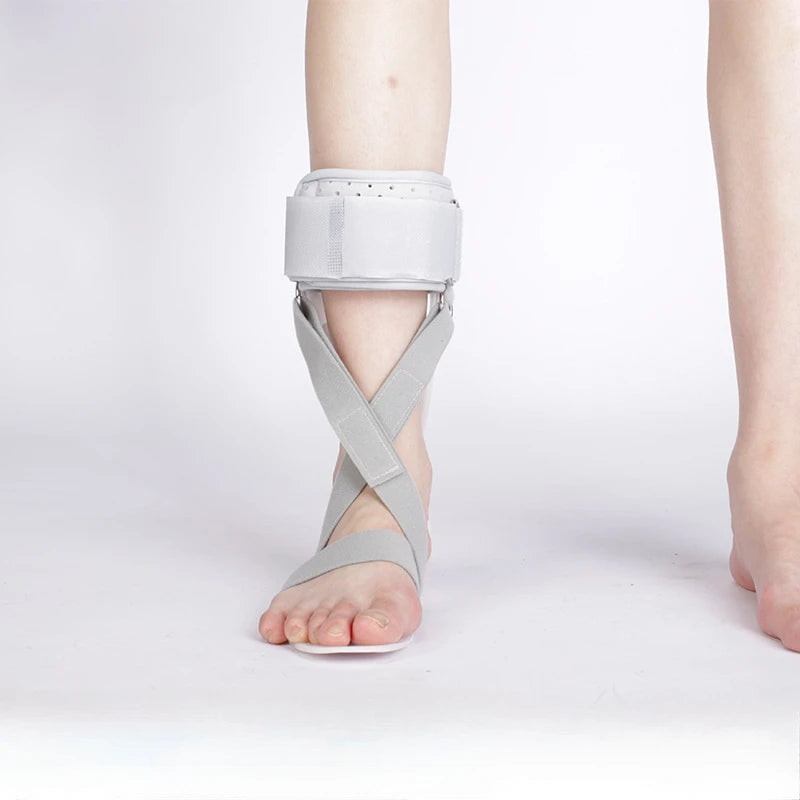 Correction of Stroke Hemiplegia and Ankle Joint Fixation with Foot Drop Orthosis Device for Inversion and Valgus Correction Shoe