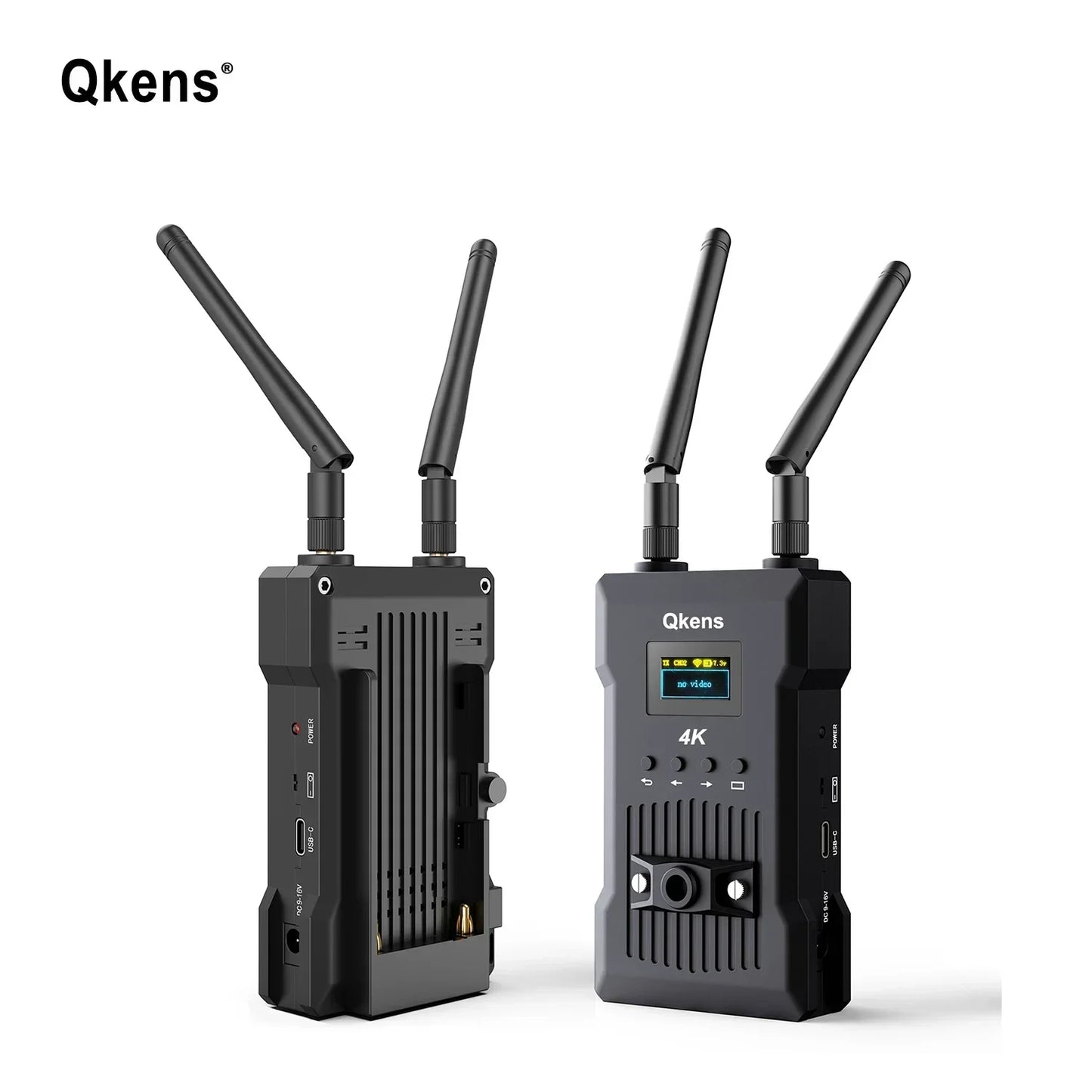 200m 4K Wireless HDMI Extender Dual Display Video Transmitter and Receiver Support Battery Switcher DSLR Camera Laptop PC To TV