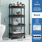 Multi-Layer Trolley Rack Kitchen Floor Bedroom Baby Snacks Mobile Bathroom Bathroom Storage Storage Rack