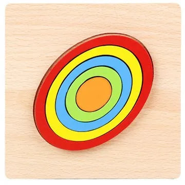 Stacking Puzzle Game Blocks Educational Toy for Kids Montessori Wooden Shape Sorting Puzzle Sensory Toys Developmental 1 2 3 4 Y