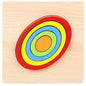 Stacking Puzzle Game Blocks Educational Toy for Kids Montessori Wooden Shape Sorting Puzzle Sensory Toys Developmental 1 2 3 4 Y