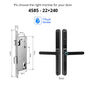 Waterproof TTLock Outdoor Gate Fingerprint Bluetooth APP RFID Code Keyless Electronic Smart Door Lock for Glass Aluminum Sliding