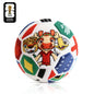 FIFA World Cup 2026 Soccer Ball Throw Pillow Football Style Pillow, 11.8in Trophy Design Cushion for Bedroom Living Room