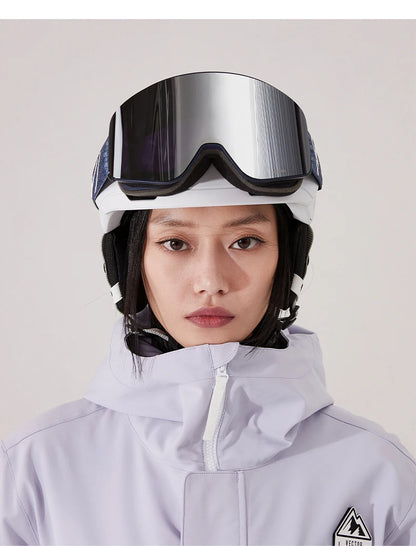 VECTOR Brand Double Layer Anti Fog Magnetic Absorption Cylindrical Ski Goggles UV400 Men Women Ski Glasses Snowboard poc glasses