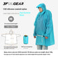 3F UL GEAR Sleeve Raincoat Lightweight Windproof and Waterproof PU5000mm 3D Silicon Coating Fabric About 180g Nylon Polyester