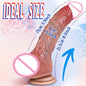 Realistic Dildo Liquid Silicone Sliding Foreskin Penis Adult Games G Spot Stimulate With Suction Cup Dildos For Women Men Gay 18