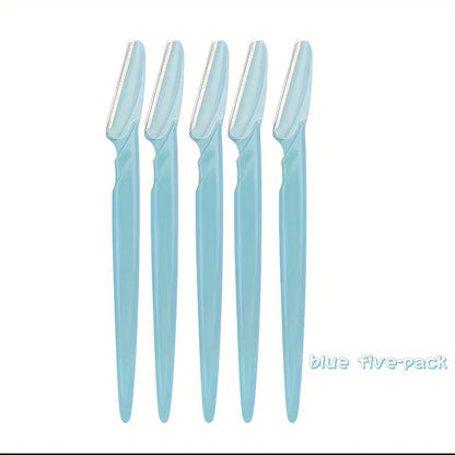 3/5/6/10/12 Piece Multi-Purpose Eyebrow Shaver Set - Gentle Facial Hair Trimmer Easy Grooming and Shaping Kit - Smooth Skin