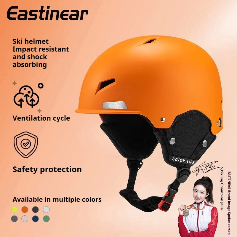 Ski Helmet Men Snow Goggles In One Anti-Impact Skiing Helmet For Adult Women Ski Skateboard Snowboard Safety Helmet Female Male