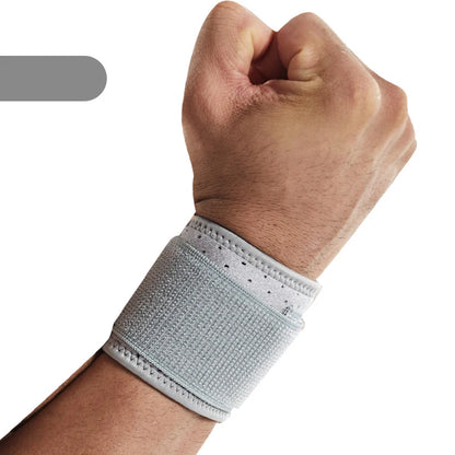 1 Pc Wristband Wrapping Compression Sports Wrist Thin Style Elastic Adjustable Wrist Guard Support Basketball Run Sweatband Gym