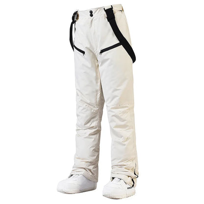 Women's and Men's Ski Pants Windproof Waterproof Snowboarding Pants Winter Outdoor Warm Snow Sports Pants Men Women Skiing