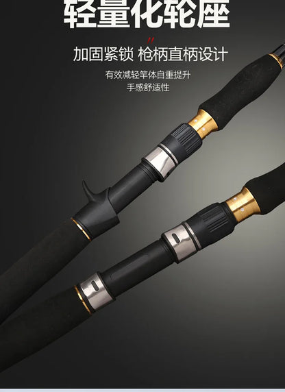 ZZ306 2.4m 2.7m XXXH Safe Load 9000g Snakehead Tip Dia 5mm Fishing Rod Carbonfiber