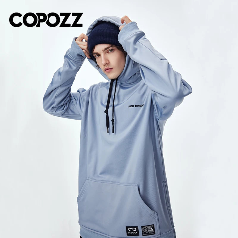 Oversize Ski Hoodie Men Women Warm Windproof Waterproof Snow Hoodie Ski Jacket Skiing Snowboarding Hooded Jackets Ski Equipment