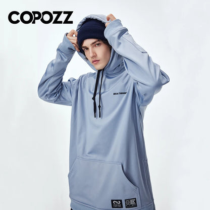 Oversize Ski Hoodie Men Women Warm Windproof Waterproof Snow Hoodie Ski Jacket Skiing Snowboarding Hooded Jackets Ski Equipment