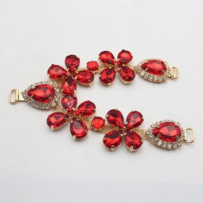 1 pcsOf Fashionable Rhinestone Metal Slipper Chains And Bread Shoes Bikini Women's Shoes Metal Slippers Women's Open Toe