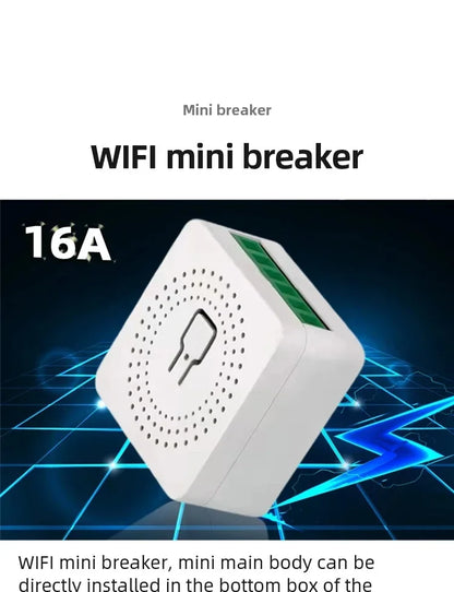 16A/20A Wifi Smart Switch DIY Smart Home Light Switches Module 2 Way Control Work with Tuya Smart Life Alexa Google Home Switch
