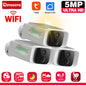 Tuya Wifi Solar Bullet Camera Outdoor 5MP Waterproof Battery Powered CCTV Surveillance Security Camera Wireless 2 Way Audio