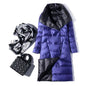 Fashionable White Duck Down New Double-sided Ultra Light Jacket for Women's Winter Slim Fit Single Breasted Warm Parka Coat