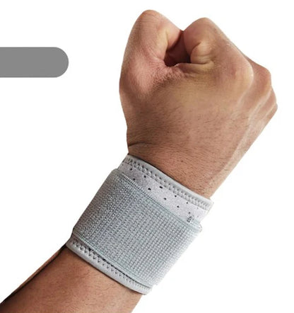 1 Pc Wristband Wrapping Compression Sports Wrist Thin Style Elastic Adjustable Wrist Guard Support Basketball Run Sweatband Gym
