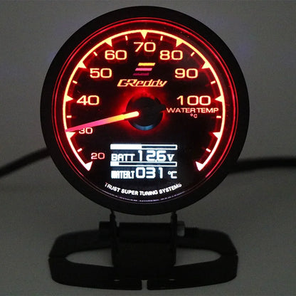 7 Color Car GReddi LCD Digital Display Turbo Boost Water Temp Oil Temp Oil Press Racing Meter Fuel Pressure Air Fuel Ratio Gauge