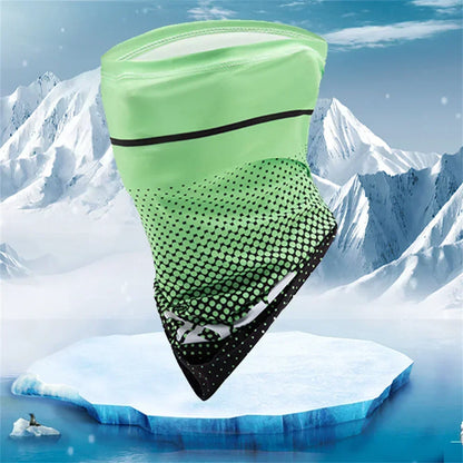 Ice Silk Cycling Face Mask Absorption Hiking Camping Neck Tube Scarf Bandana Motorcycle Magic Scarf Headscarf Men