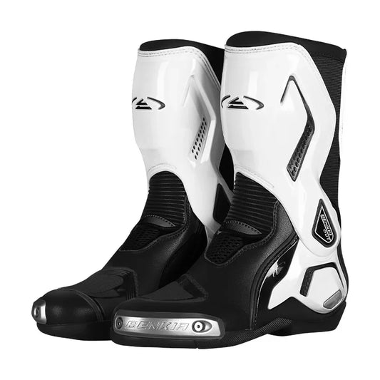 BENKIA HDF-SH208 Professional Four Season Motorcycle Titanium Alloy Boots Riding Boots Motorcycle Racing Boot SHoes