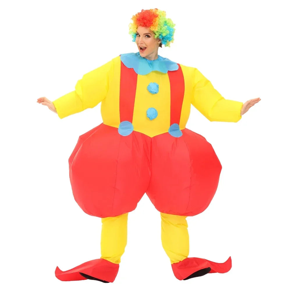 custom Adult Sumo Ballet Clown Inflatable Costumes Purim Halloween Christmas Anime Cosplay Costume Scary Mascot Party Dress ZML