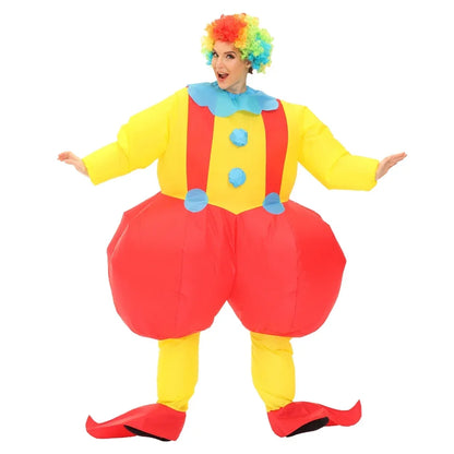 custom Adult Sumo Ballet Clown Inflatable Costumes Purim Halloween Christmas Anime Cosplay Costume Scary Mascot Party Dress ZML