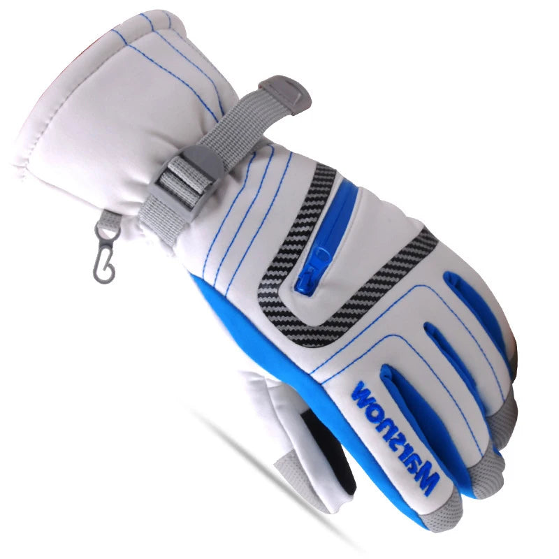 Outdoor Sport  Skiing Gloves Windproof Men Women Kids Winter Warm Ski Gloves Mittens Waterproof Skiing Breathable Air S/M/L/XL