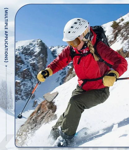 Kapvoe Photochromic Ski Goggles Magnetic Anti-Fog Lenses UV400 Protection Men Women Ski Goggles Winter Sports Eyewear