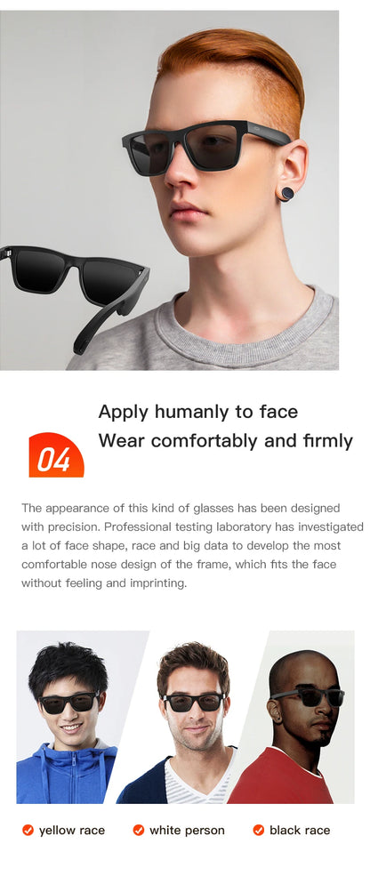 2025 E13PRO New Smart Glasses AI Translation Glasses Bluetooth Audio Glasses Bluetooth Earphones 15 Day Standby