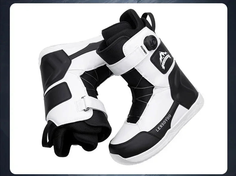Winter New 2025 Ski Shoes Women Outdoor Sports Snowboarding Boots Men Warm Breathable Waterproof Cold Resistant Snow Shoes