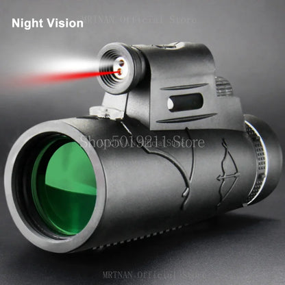 50x60 HD Zoom Powerful Monocular Telescope Bak4 Portable Binoculars Long Range Telescope Hunting Camping Hunting