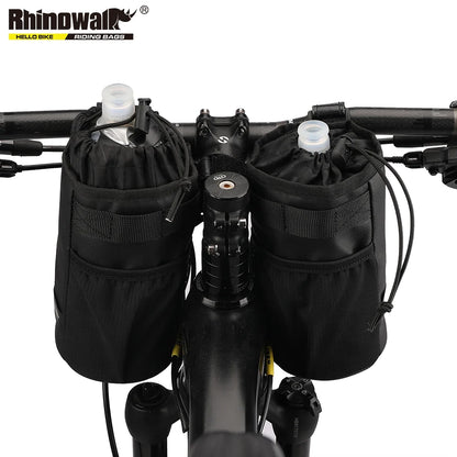 Rhinowalk Handlebar Bag Cycling Water Bottle Carrier Pouch MTB Bike Kettle Bag Riding Handlebar Bag Bicycle Accessories