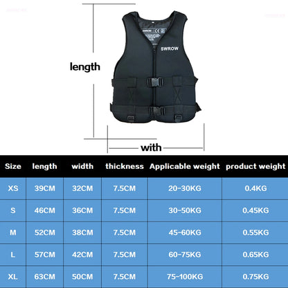 Life Jacket Water Sport Buoyancy Life Vest Swimming Boat Buoyancy Fishing Skating Vest Buoyancy Suit For Adult Children