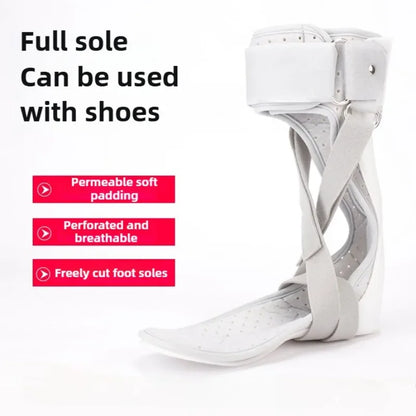 Correction of Stroke Hemiplegia and Ankle Joint Fixation with Foot Drop Orthosis Device for Inversion and Valgus Correction Shoe