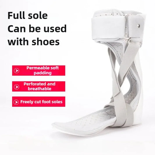 Correction of Stroke Hemiplegia and Ankle Joint Fixation with Foot Drop Orthosis Device for Inversion and Valgus Correction Shoe
