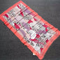 Foreign trade original single Italian autumn and winter new fashion brand printed light luxury shawl scarf